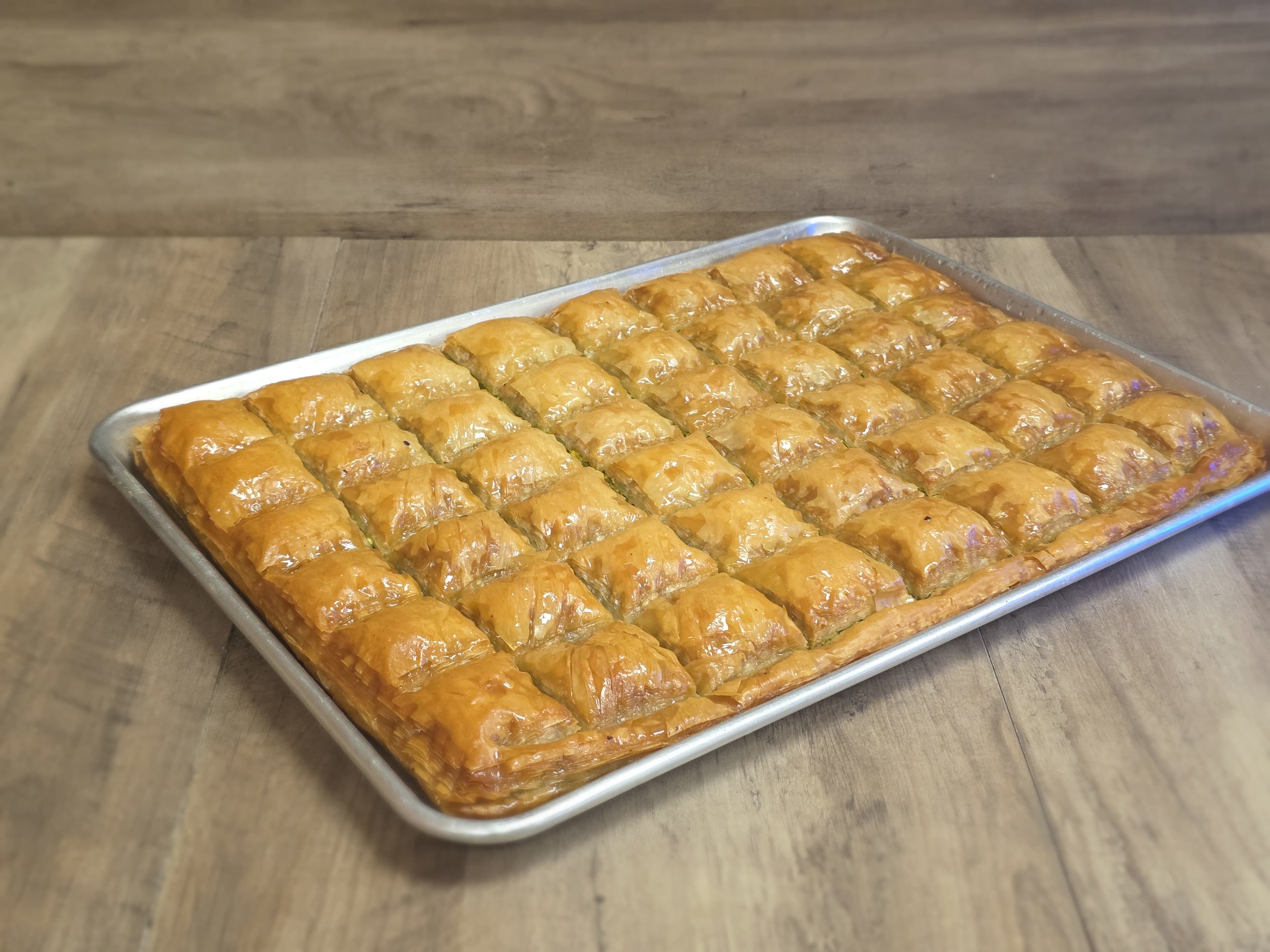 Pistachio Baklava Squares