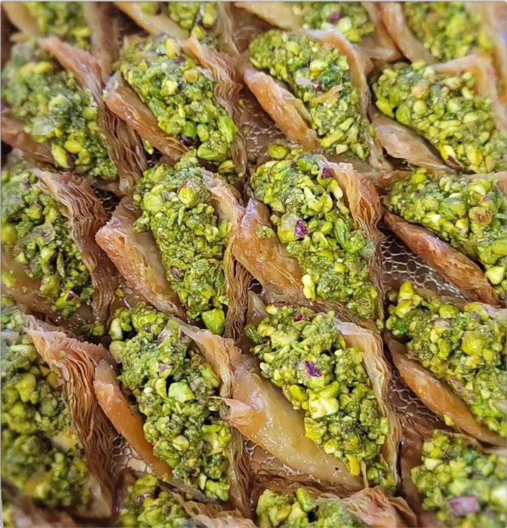 Pistachio Baklava Diamonds